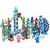  Set magnetskih blokova s ​​kugličnim tračnicama i kotačem za mlin, 118 komada. | shoptok.hr