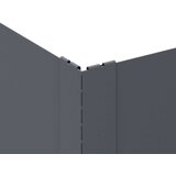  Ograda oko Travnjaka 4 kom. 100 x 100 x 20 cm Čelik Antracit | shoptok.hr