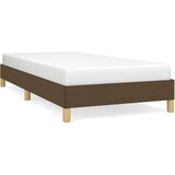 The Living Store Posteljni okvir temno rjav 80x200 cm blago - Posteljni Okvir, (21524305) | Shoptok.si