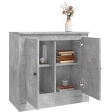  Komoda siva boja betona 70x35,5x67,5 cm od konstruiranog drva | shoptok.hr