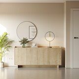 Marckeric Komoda u dekoru hrasta u prirodnoj boji 180x80x40 cm Daira – | shoptok.hr
