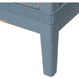 Ixia Plava niska komoda od masivne jele 115x90 cm Shabby – | shoptok.hr