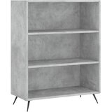  Visoka komoda siva betona 69,5x34x180 cm od konstruiranog drva | shoptok.hr