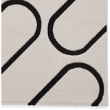 Catherine Lansfield Crno-bijeli tepih 160x230 cm Linear Curve – | shoptok.hr
