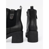 Sergio Leone Elegant black ankle boots with elastic insert by | ePonuda.com
