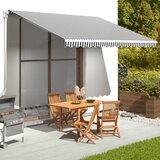  Zamjenska tkanina za tendu antracit-bijela 4 x 3 m | shoptok.hr