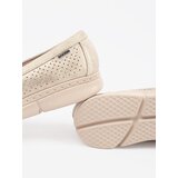 GOODIN Gold openwork loafers with a gold element | Shoptok.si