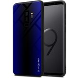 Cadorabo Ohišje, združljiv s Samsung - Stripe Optics v kobaltu vijolični - zaščitni pokrov iz silikona TPU in hrbta iz kaljenega stekla, (20578748) | Shoptok.si