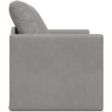  Podni kauč na razvlačenje 2-u-1 svjetlosivi 122x204x55cm baršun | Eponuda.ba