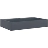  Umivaonik od lijevanih minerala/mramora 60x38x11 cm antracit | shoptok.hr