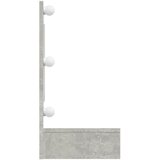  Kupaonski ormarić s LED ogledalom boja betona 90 x 31,5 x 62 cm | shoptok.hr