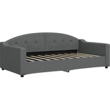  Dnevni krevet s madracem tamnosivi 90 x 190 cm od tkanine | Eponuda.com