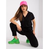 BASIC Feel Good T-shirt-RV-TS-7666.19-black Cene