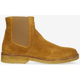 A.P.C. Gležnjače od brušene kože Boots Theodore za muškarce, boja: smeđa, PXBSK.H54252-CARAMEL