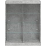  Komoda s LED svjetlima siva boja betona 81x37x100 cm | Eponuda.ba