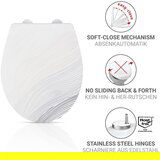 Wenko WC daska s automatskim zatvaranjem 38 x 44,5 cm Menin – | shoptok.hr