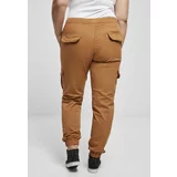 UC Ladies Women's high-waisted cargo tracksuit pants made of caramel