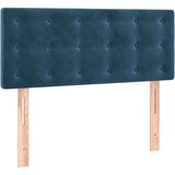  Posteljno vzglavje temno modro 100x5x78/88 cm žamet, (20953514) | Shoptok.si