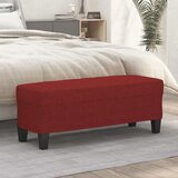  Klupa Crvena boja vina 100x35x41 cm od tkanine | shoptok.hr