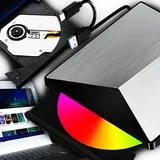 Alu. prijenosni vanjski CD pogon i DVD snimač USB 3.0
