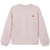 name it Sweater majica 'DRISINE' zelena / roza / roza
