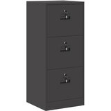 Kabinet za datoteke s ladicama Crna 45,5 x 42 x 106,5 cm | shoptok.hr