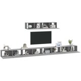  6-dijelni set TV ormarića sivog sonome konstruirano drvo | shoptok.hr