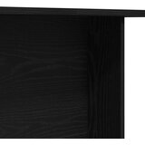  Blagovaonski Stol Crna Hrast 110x60x75 cm Konstruirano drvo | shoptok.hr