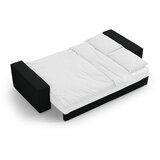 Micadoni Črna raztegljiva sedežna garnitura iz tkanine bouclé 247 cm Jodie – Home | Shoptok.si