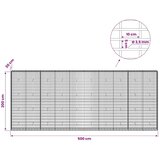  Gabion s žicom debljine 3 5 mm i mrežom 5x10 cm 500x30x200 cm - 30 cm 200 cm 500 cm | shoptok.hr