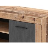 MID.YOU nizka omarica antracit, barve hrasta | Shoptok.si