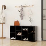  Klupa za cipele crna 103 x 30 x 55 cm od konstruiranog drva | shoptok.hr