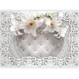  Foto tapeta - Lilies and Quilted Background 400x280 | shoptok.hr