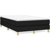  Box spring postelja z vzmetnico črn 120x200 cm blago, (20725183) | Shoptok.si