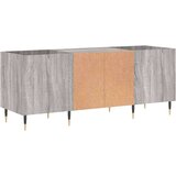 vidaXL Omarica za gramofonske plošče siva sonoma 121x38x48 cm inž. les | Shoptok.si