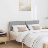  Tapecirani uzglavlje Svijetlo siva 140 cm Čvrsto borovo drvo | shoptok.hr