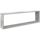  Kockaste zidne police 2 kom boja betona 100 x 15 x 30 cm drvene | Eponuda.com