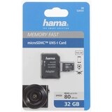 Hama MicroSDHC kartica 32GB 80MB/s + adapter 124151 | Eponuda.ba