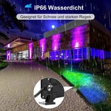 LINKE 2x 44 cm RGB LED stenska svetilka z daljincem - 42 W | Shoptok.si
