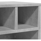  Stalak za pisač s kotačima betonska siva 41x32x34,5 cm | shoptok.hr