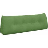 vidaXL Poglavni vzglavnik Svetlo zelena 140 x 24 x 50 cm Žamet | Shoptok.si