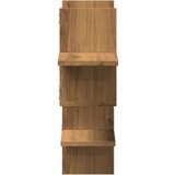 vidaXL Stenska polica artisian hrast 124,5x18x60,5 cm inženirski les | Shoptok.si