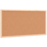 vidaXL Tabla iz plute z okvirjem iz masivnega borovega lesa 60x30 cm | Shoptok.si