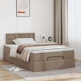  Okvir kreveta s madracem cappuccina 120x200cm umjetna koža | shoptok.hr