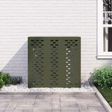 vidaXL Maslinasta Čelik 110 x 50 x 105 cm Pokrov za klima uređaj | shoptok.hr