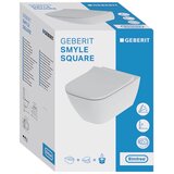 Geberit SIKOGESSMD35 Smyle Square WC školjka s podometnim splakovalnikom Duofix 458.141.21.1 Delta35 | Shoptok.si