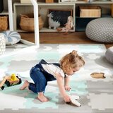 Kinderkraft puzzle LUNO oblici, mint | shoptok.hr