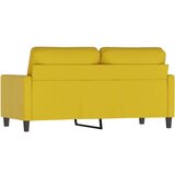  Kavč dvosed rumen 140 cm žamet | Shoptok.si