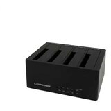 LC Power usb docking station DOCK-U3-4B USB3.0/eSATA 4xSSD/HDD crni | ePonuda.com