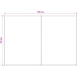  Nadomestno platno za tendo večbarvno 400 x 200 cm Poliester, (5000289062) | Shoptok.si